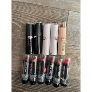 Wet n Wild Lipstick Bundle: Rich Satin & Matte Lipstick Lot